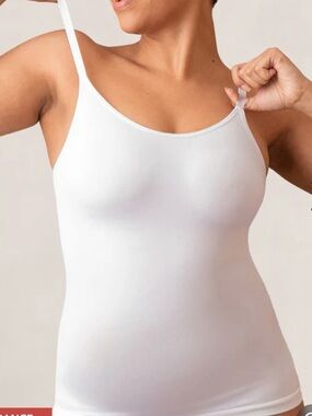 Shapermint White Seamless Support Cami